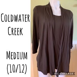 Coldwater Creek brown top
